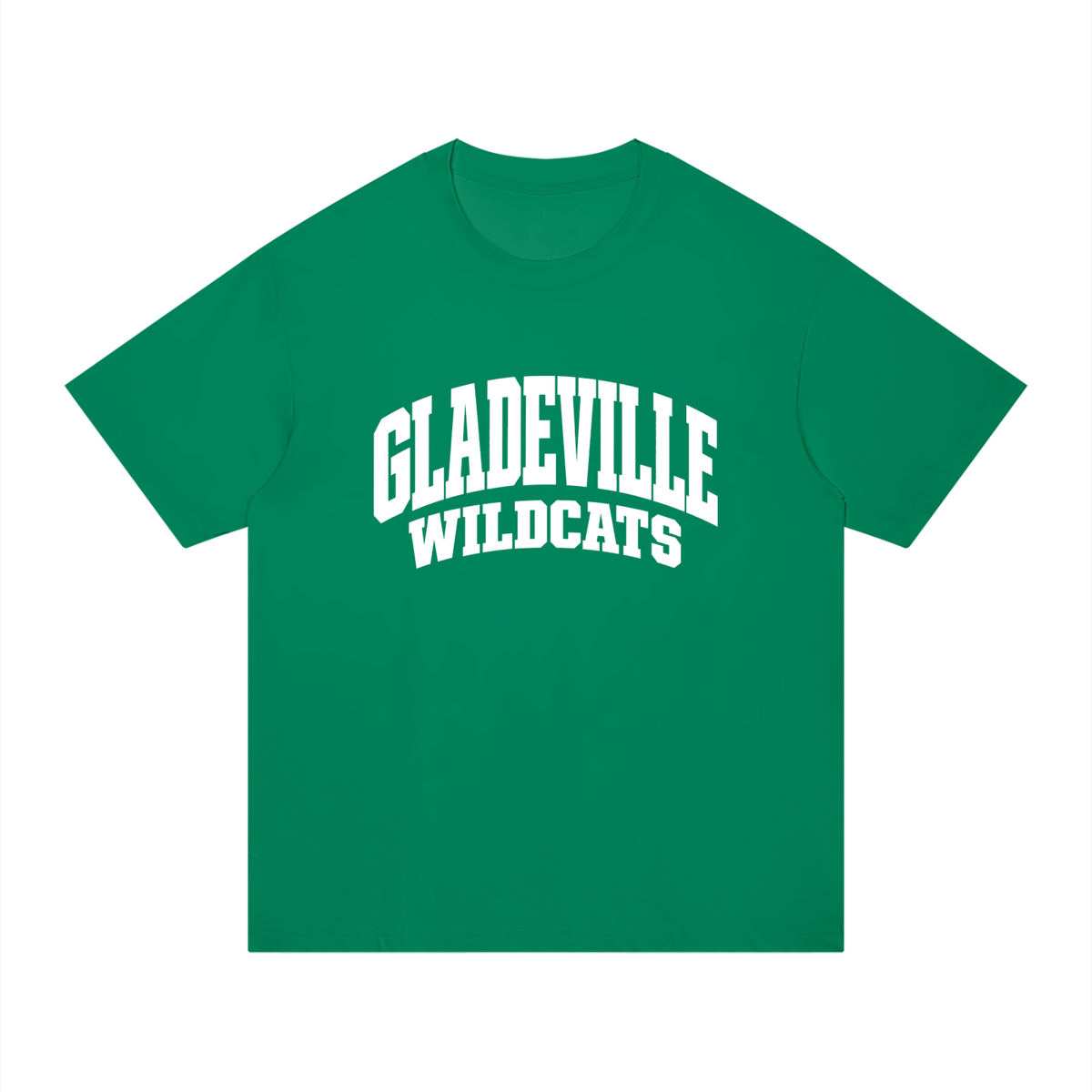Basic 2 White Gladeville Unisex Regular Fit Cotton T-Shirt