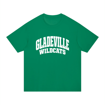 Basic 2 White Gladeville Unisex Regular Fit Cotton T-Shirt