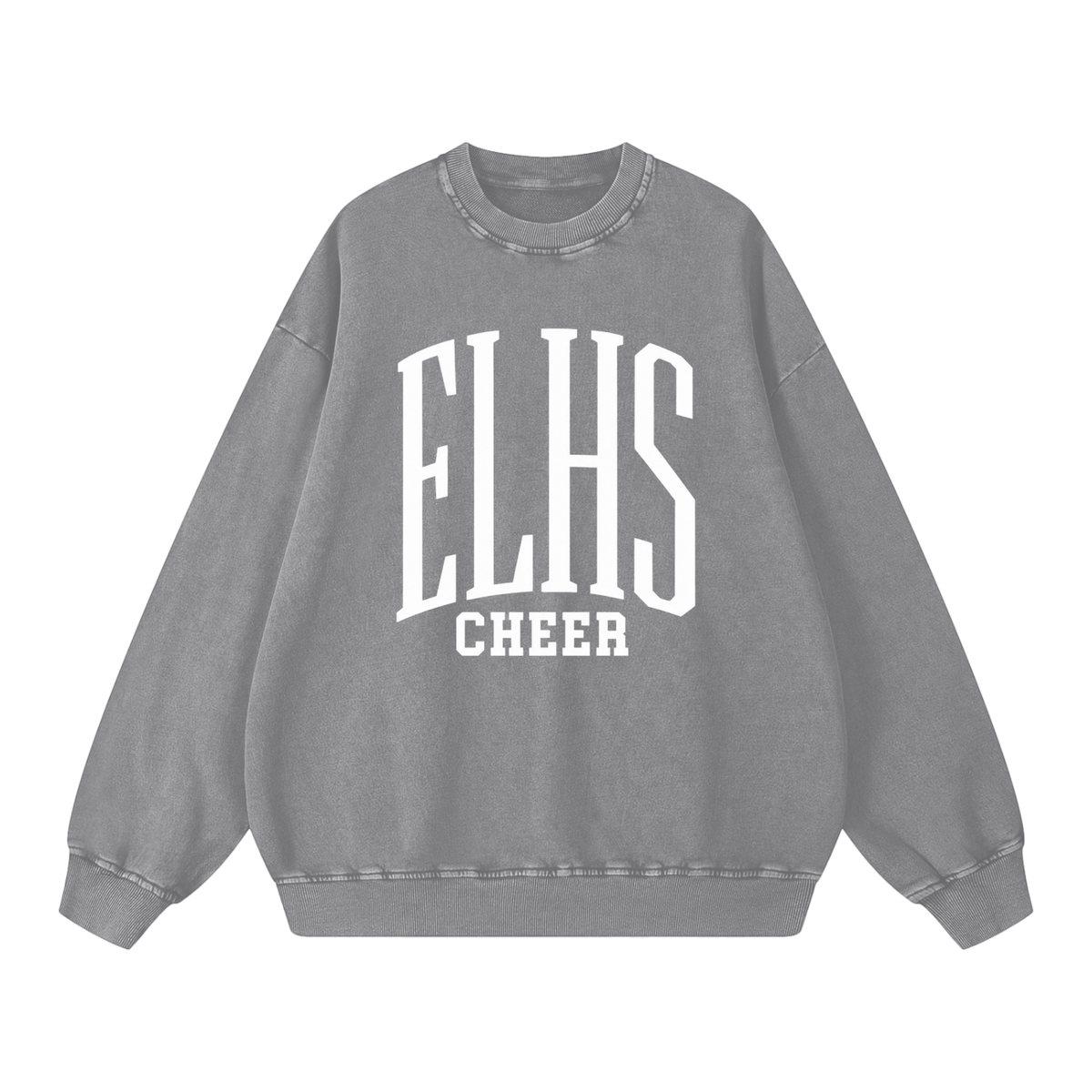 Basic 3 East Lyme Snow Washed Oversized Sweatshirt