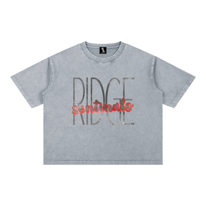 Mineral Wash Boxy Cotton T-Shirt
