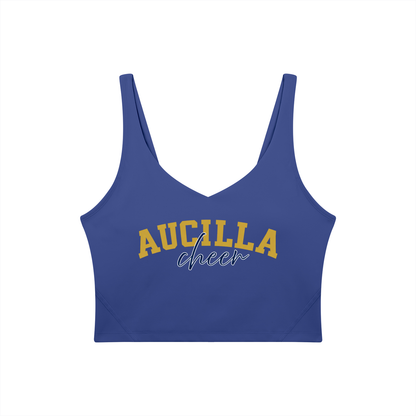 Cursive Aucilla Women's V-Neck Yoga Sports Bra