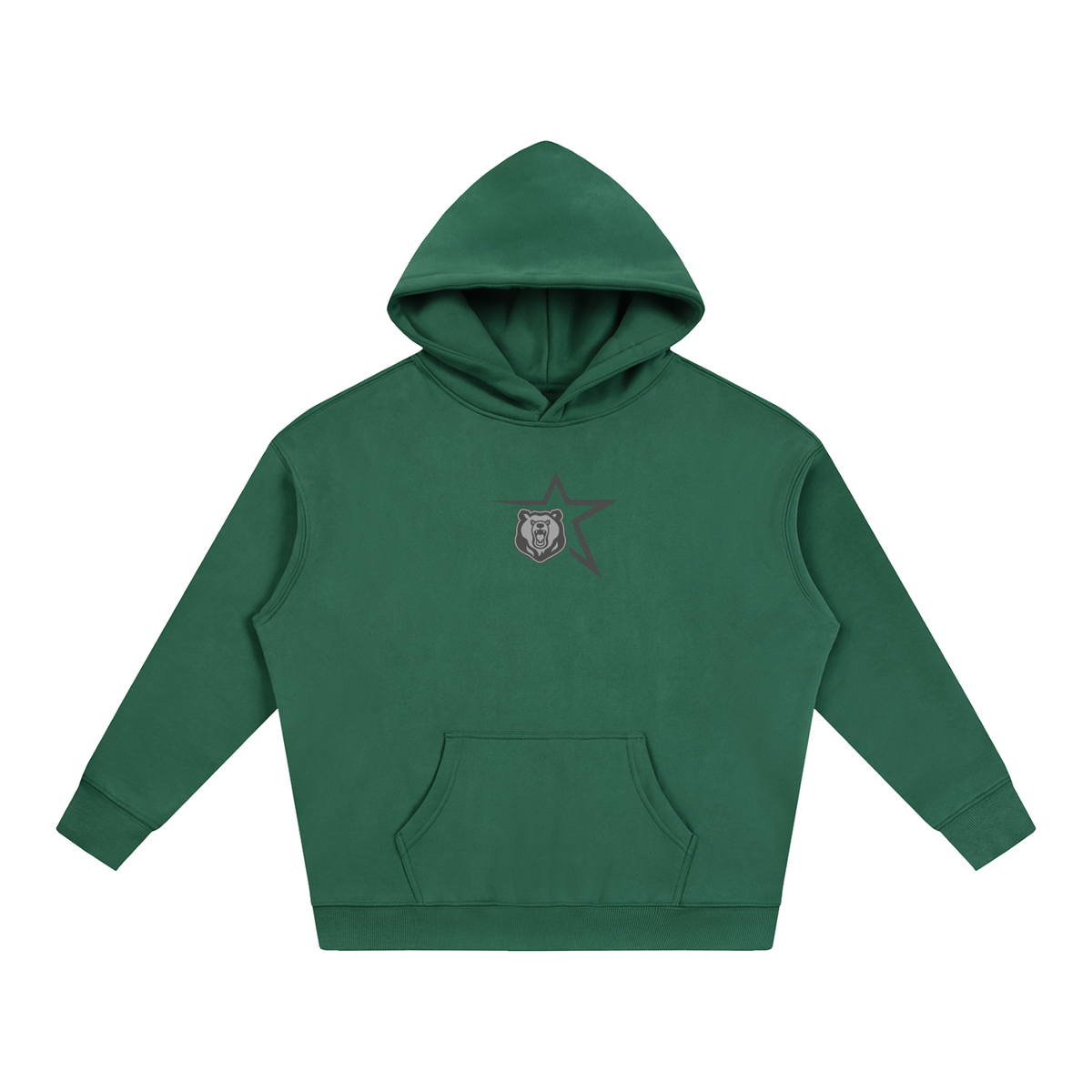 Vector Star Front Blanchet Oversize Fleeced Hoodie