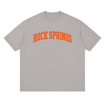 Polka Dot Rock Springs Oversized Drop Shoulder T-Shirt