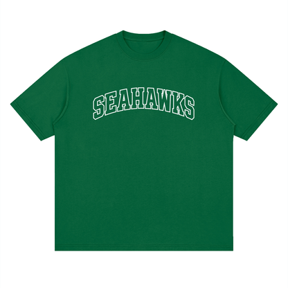 Basic 5 Seahawks Oversized Drop Shoulder T-Shirt