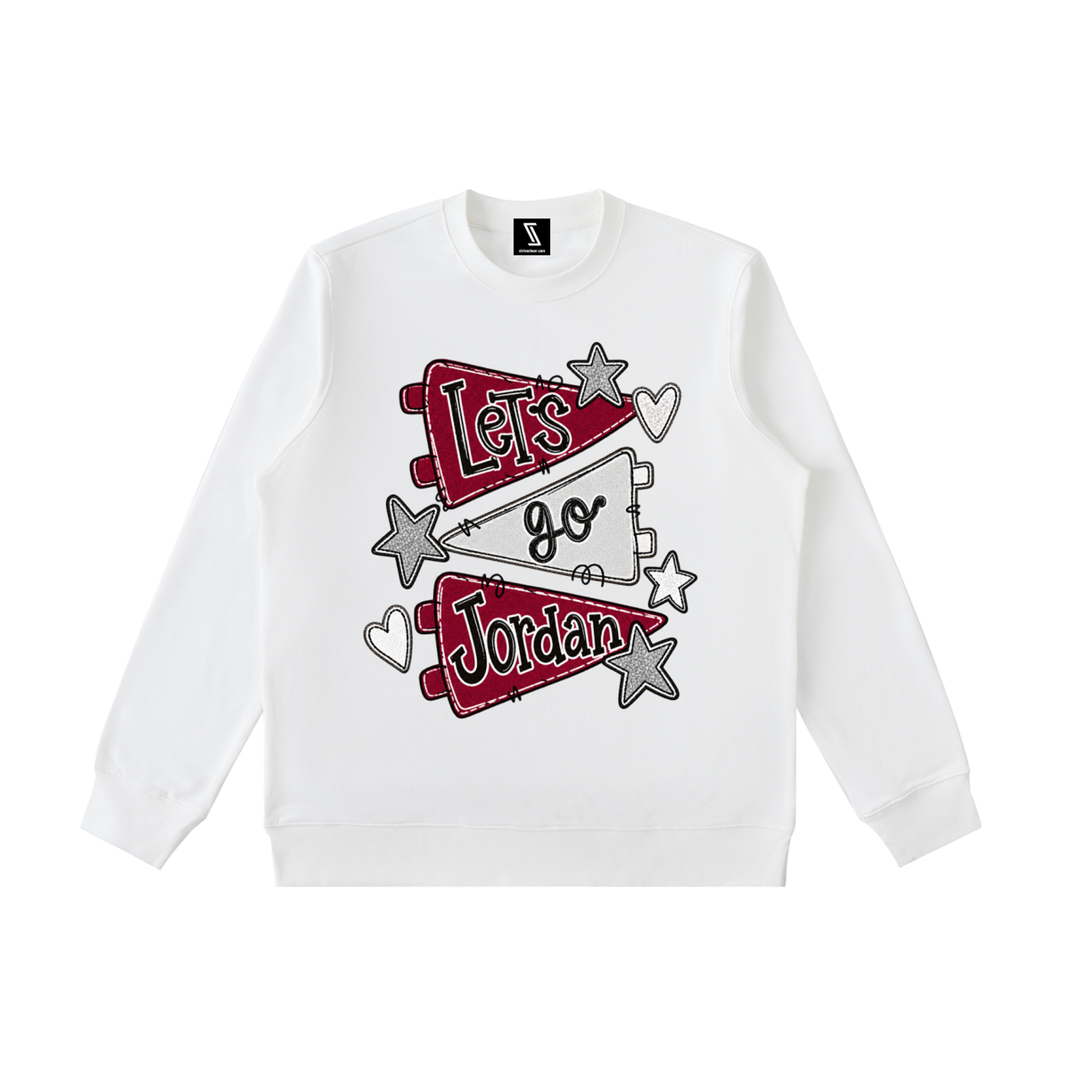 Lets Go Jordan Essential Heavyweight Crewneck Sweatshirt