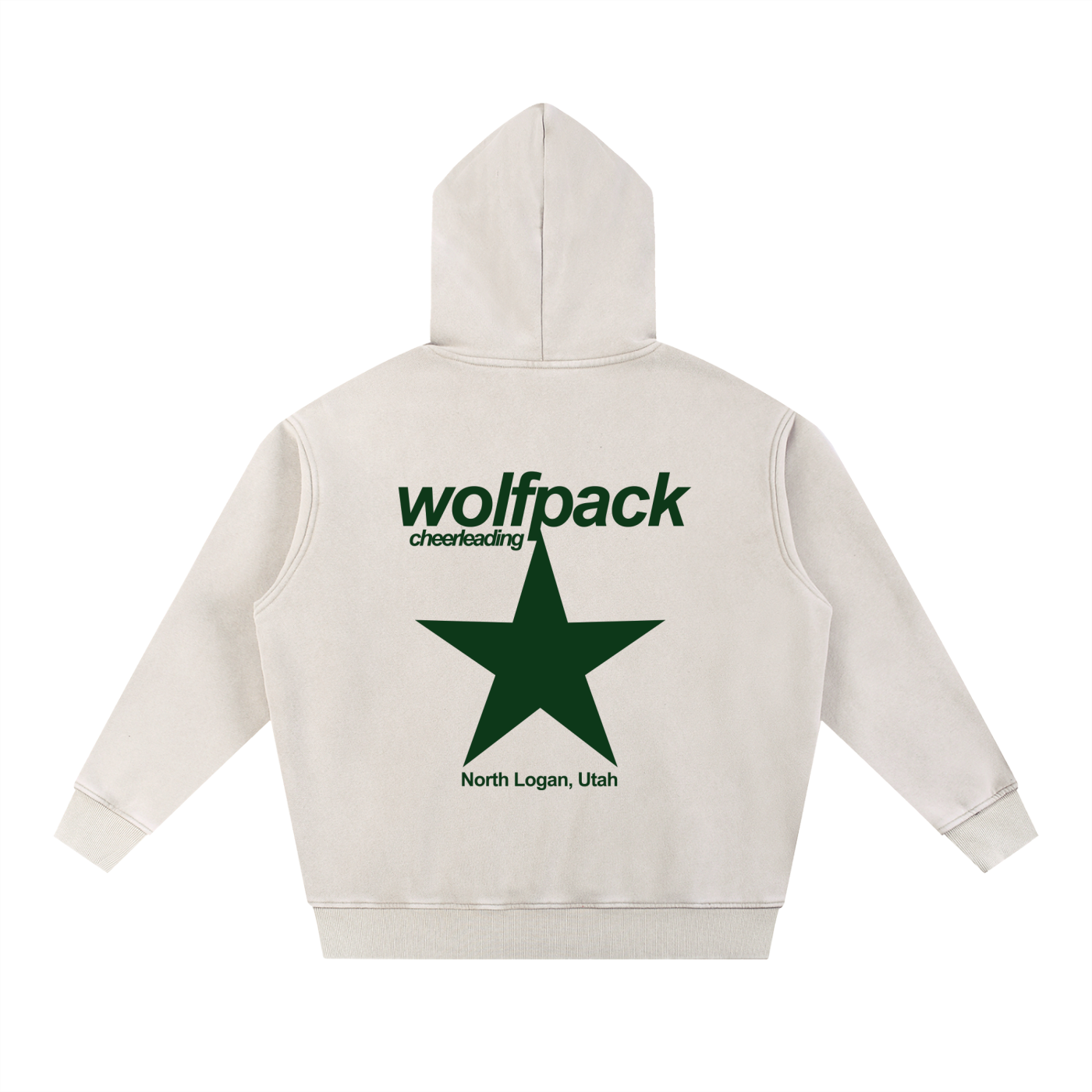 Snow Wash Fleece Oversize Hoodie
