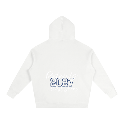 Cursive Front West Shore Oversize Fleeced Hoodie