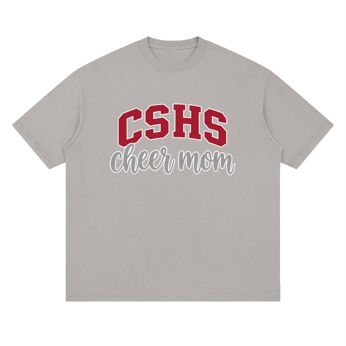 Cheer Mom Chatfield Oversized Drop Shoulder T-Shirt