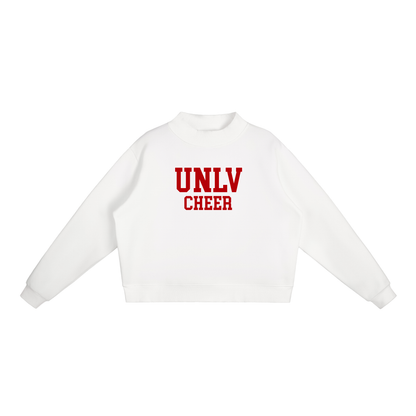 Basic 1 UNLV Essential Fleece Mock-Neck Crew Sweatshirt (printed)