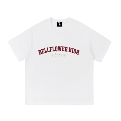 Cursive Bellflower Essential Cotton T-Shirt