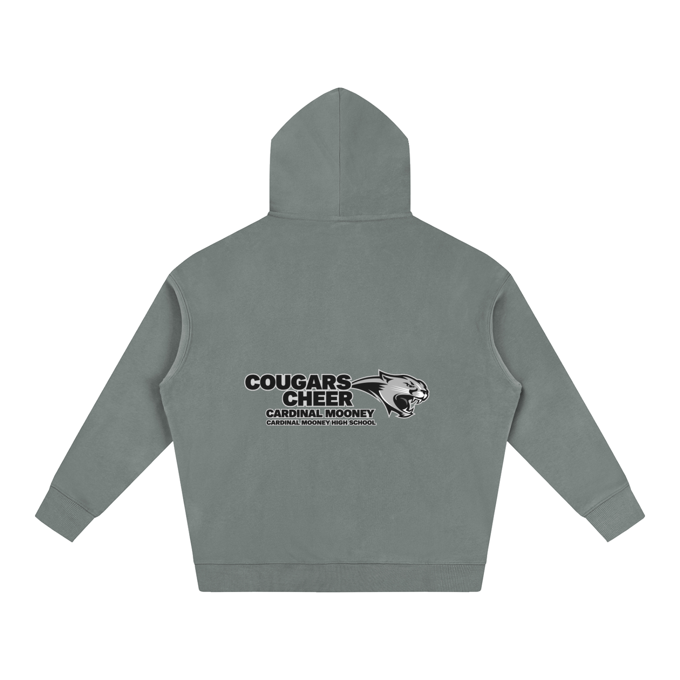 Vector Star Front Cardinal Mooney Oversize Fleeced Hoodie