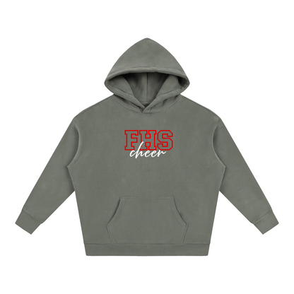 Cursive Front Fitch Oversize Fleeced Hoodie