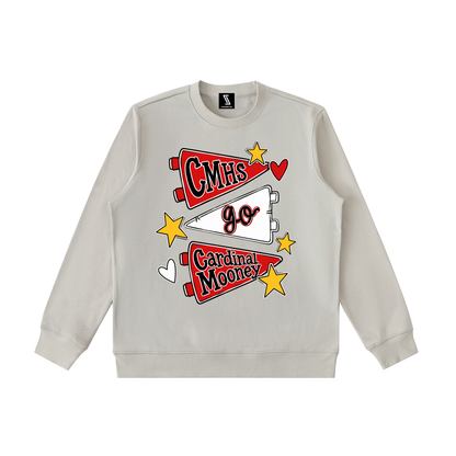 Lets Go Cardinal Mooney Essential Heavyweight Crewneck Sweatshirt