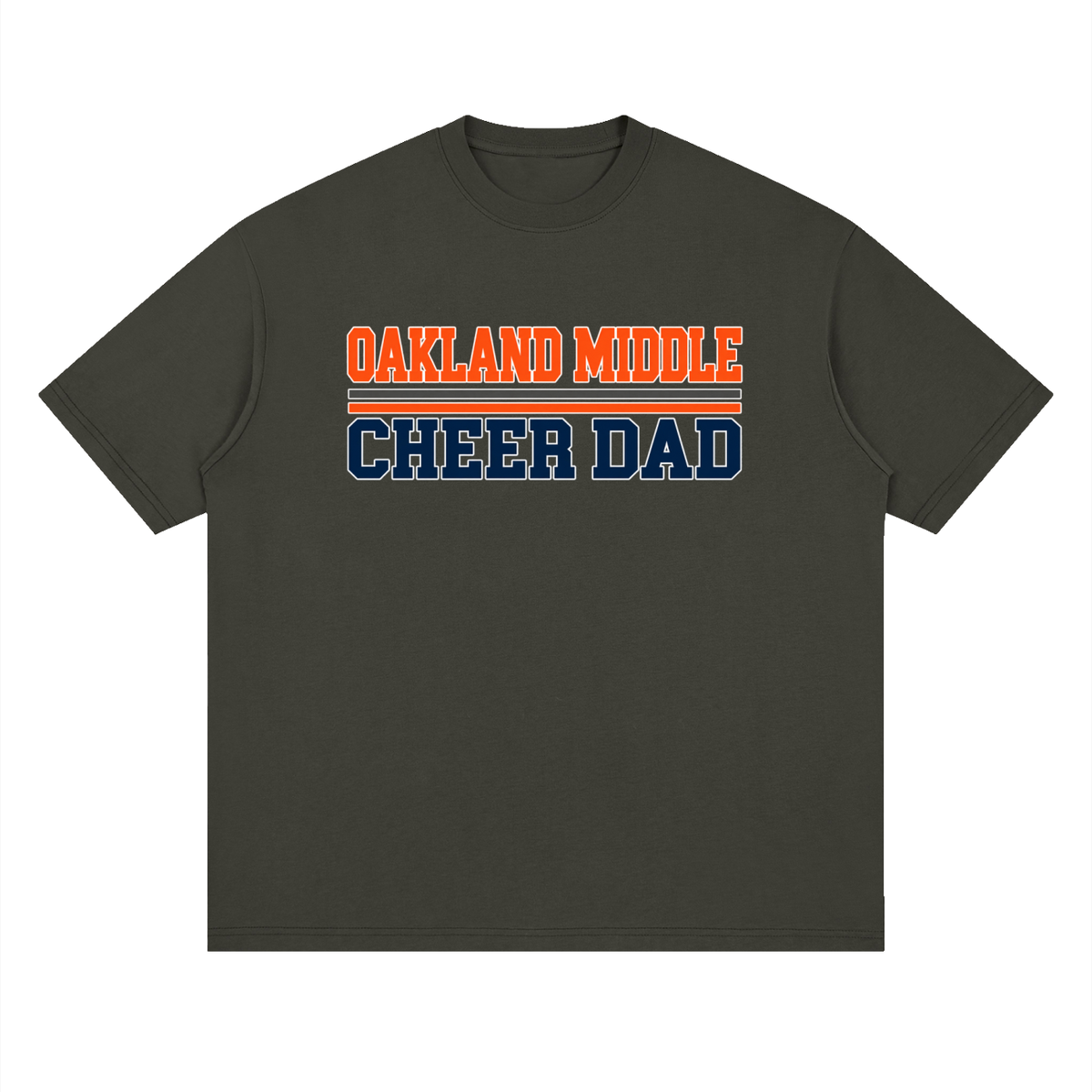 Dad Oakland Middle Oversized Drop Shoulder T-Shirt