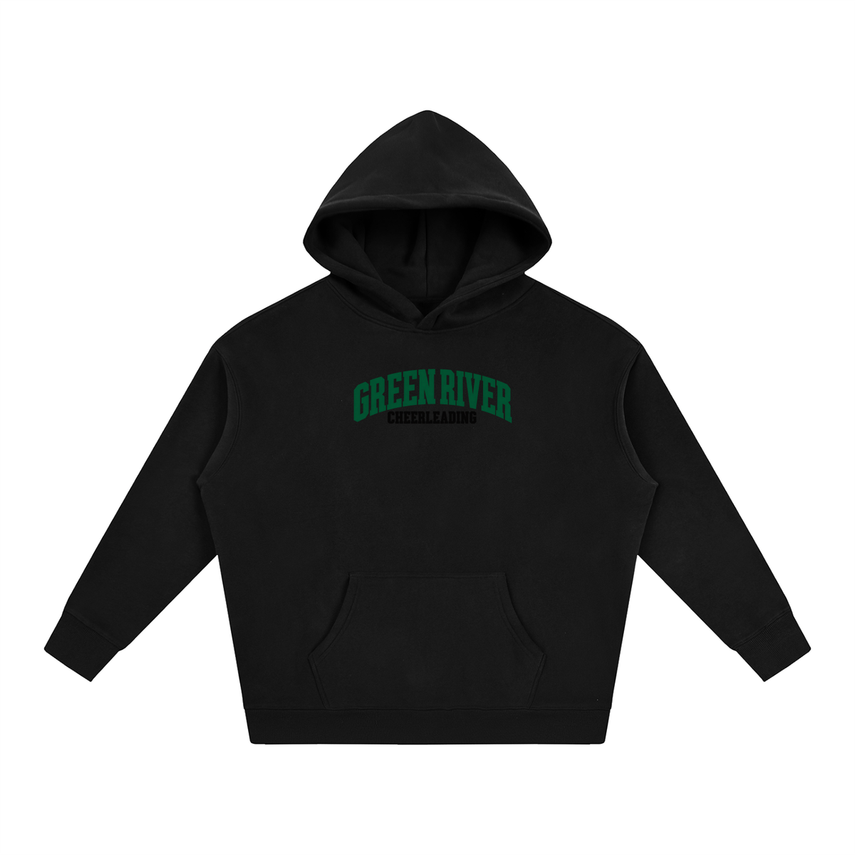 Basic 1 Green River Oversize Fleeced Hoodie