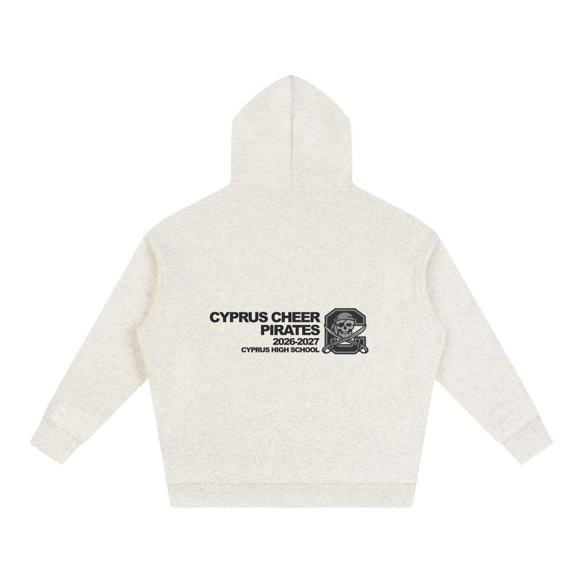 Vector Star Front Cyprus Oversize Fleeced Hoodie
