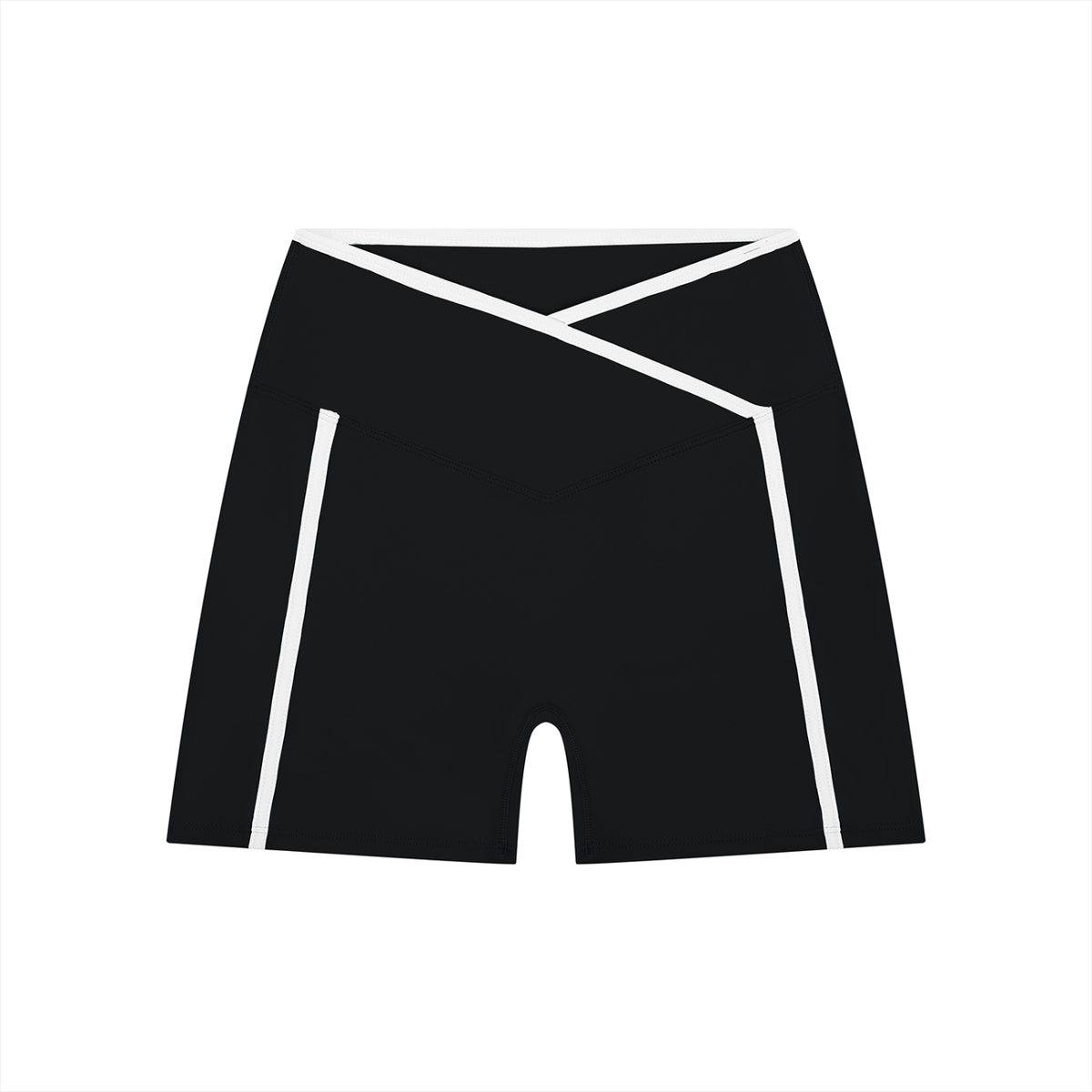 Bellflower Women's High Rise Color Block Yoga Shorts