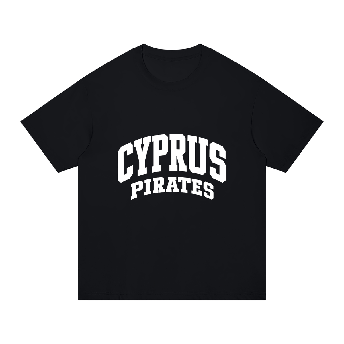 Basic 2 White Cyprus Unisex Regular Fit Cotton T-Shirt