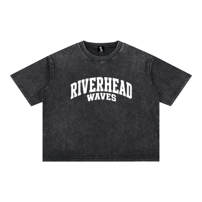 Mineral Wash Boxy Cotton T-Shirt