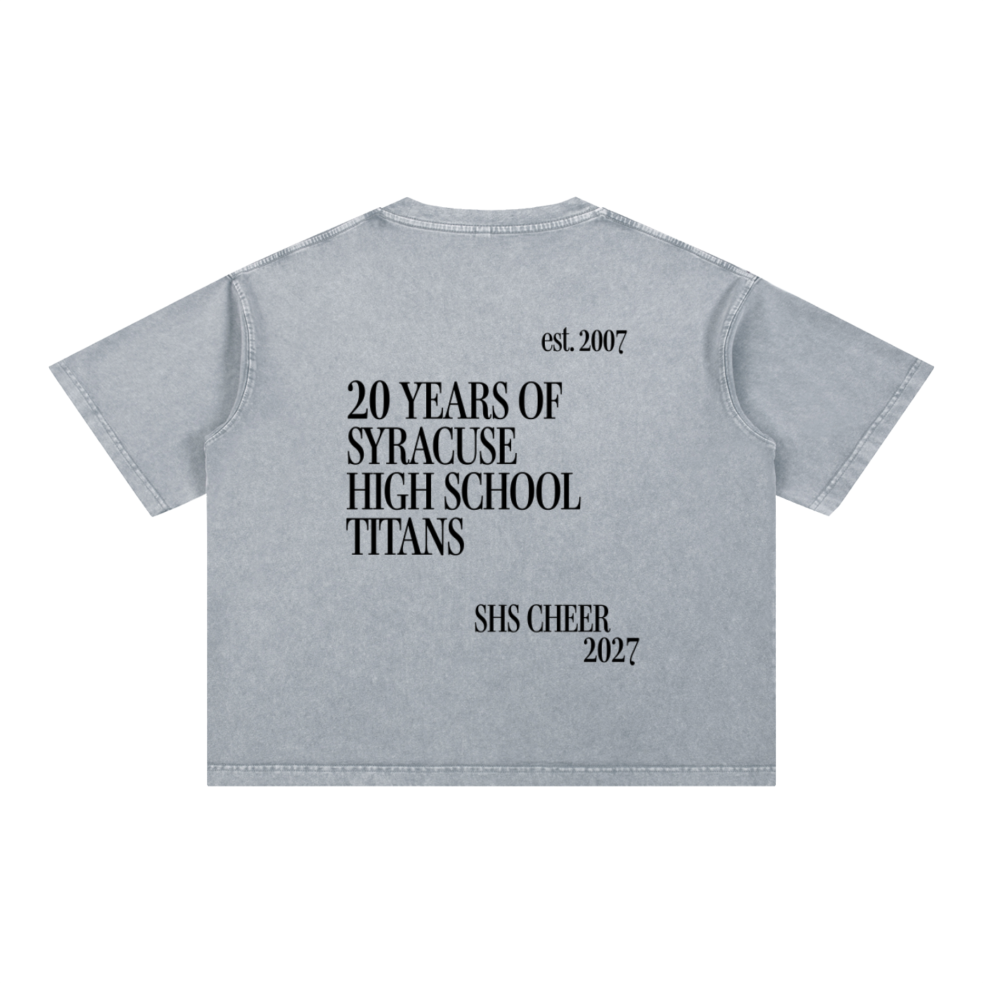 20 Years Script Tee