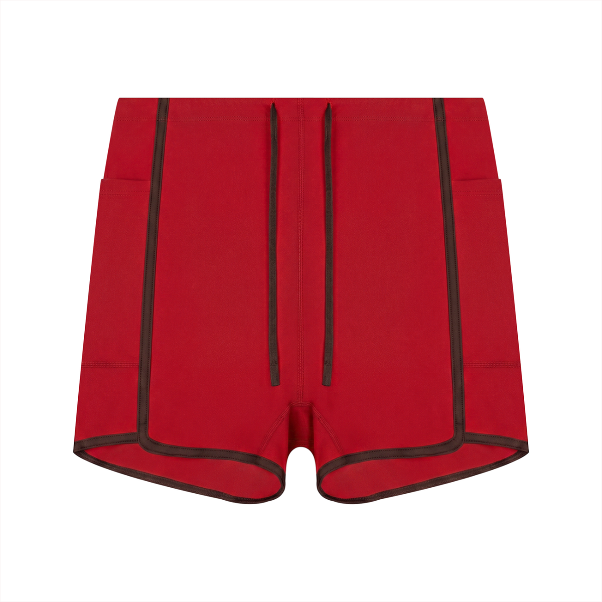 Women's High Waisted Ringer Yoga Shorts