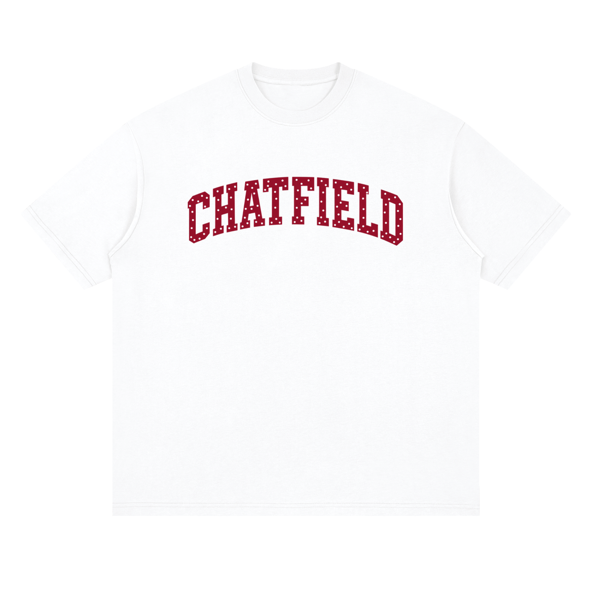 Polka Dot Chatfield Oversized Drop Shoulder T-Shirt