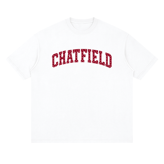 Polka Dot Chatfield Oversized Drop Shoulder T-Shirt