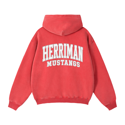 Zip Up Boxy Fleece Hoodie