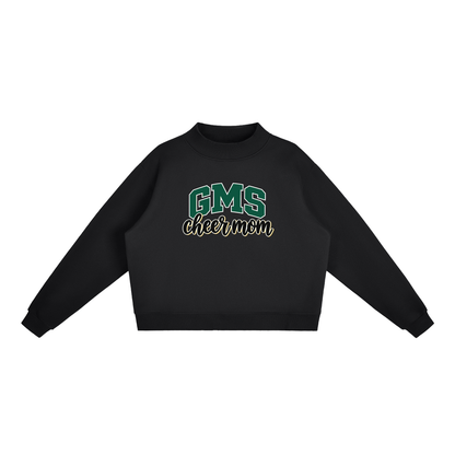 Cheer Mom Gladeville Essential Fleece Mock-Neck Crew Sweatshirt (printed)