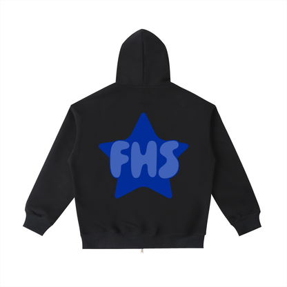 Zip Up Star Hoodie