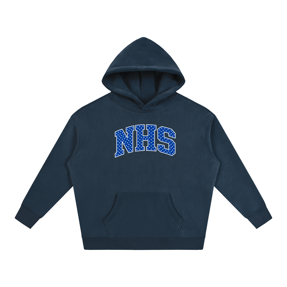 Polka Dot Nolensville Oversize Fleeced Hoodie