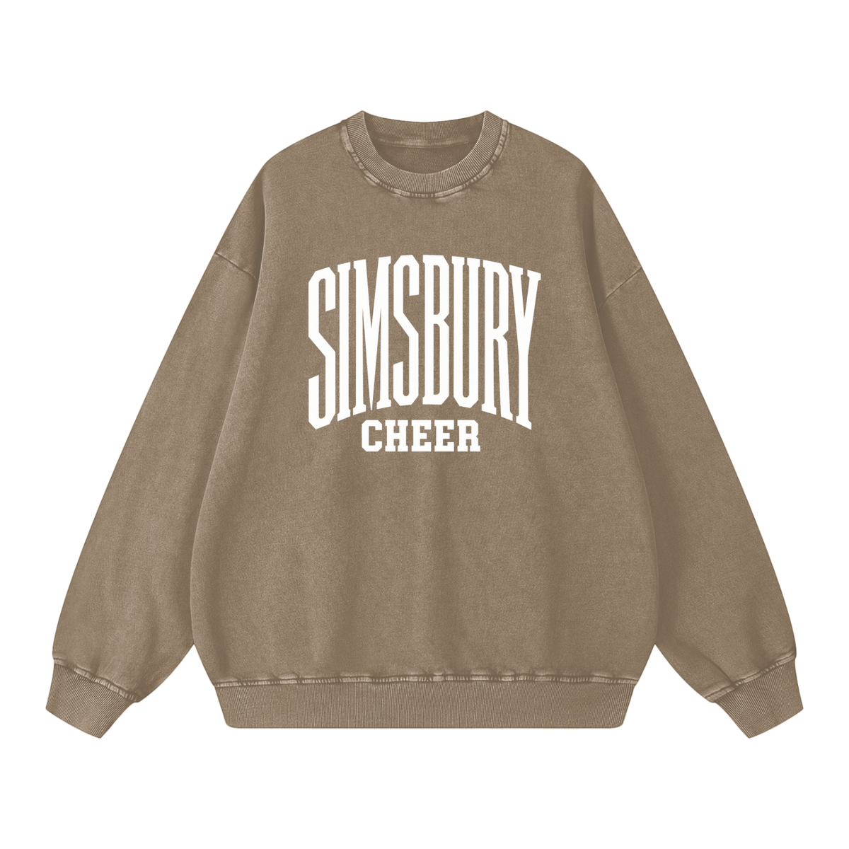 Basic 3 Simsbury Snow Washed Oversized Sweatshirt