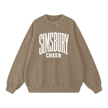 Basic 3 Simsbury Snow Washed Oversized Sweatshirt