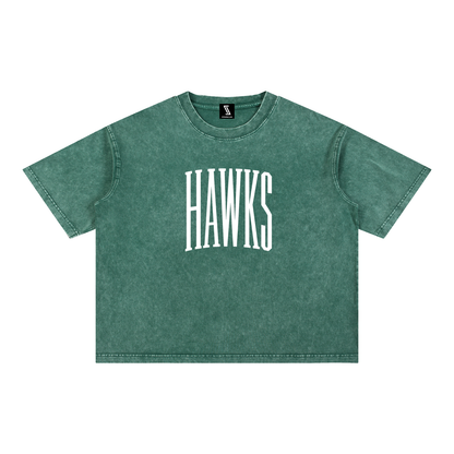 Mineral Wash Boxy Cotton T-Shirt