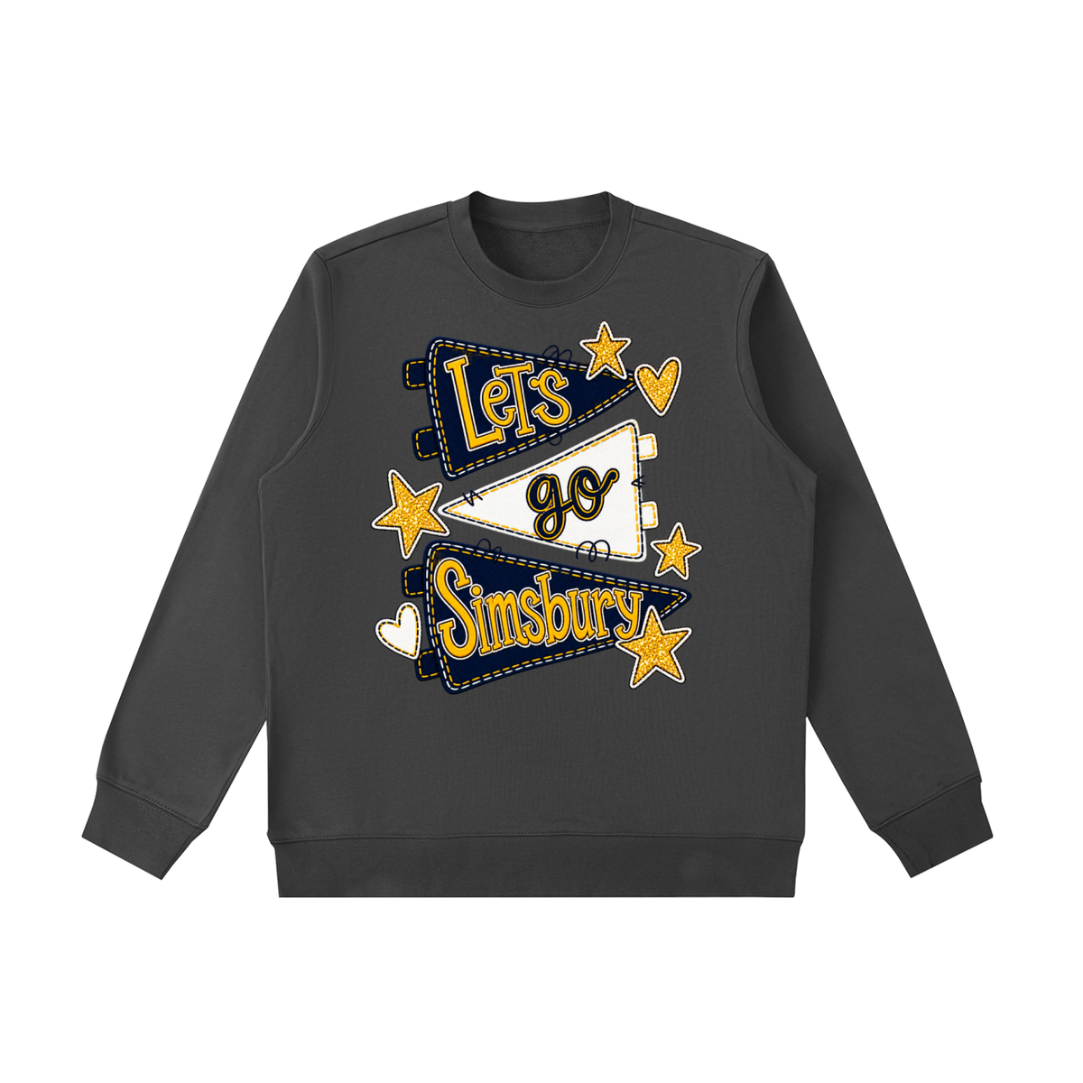 Lets Go Simsbury Essential Heavyweight Crewneck Sweatshirt