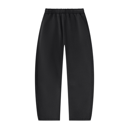 Unisex Vintage Wash Barrel Leg Fleece Sweatpants