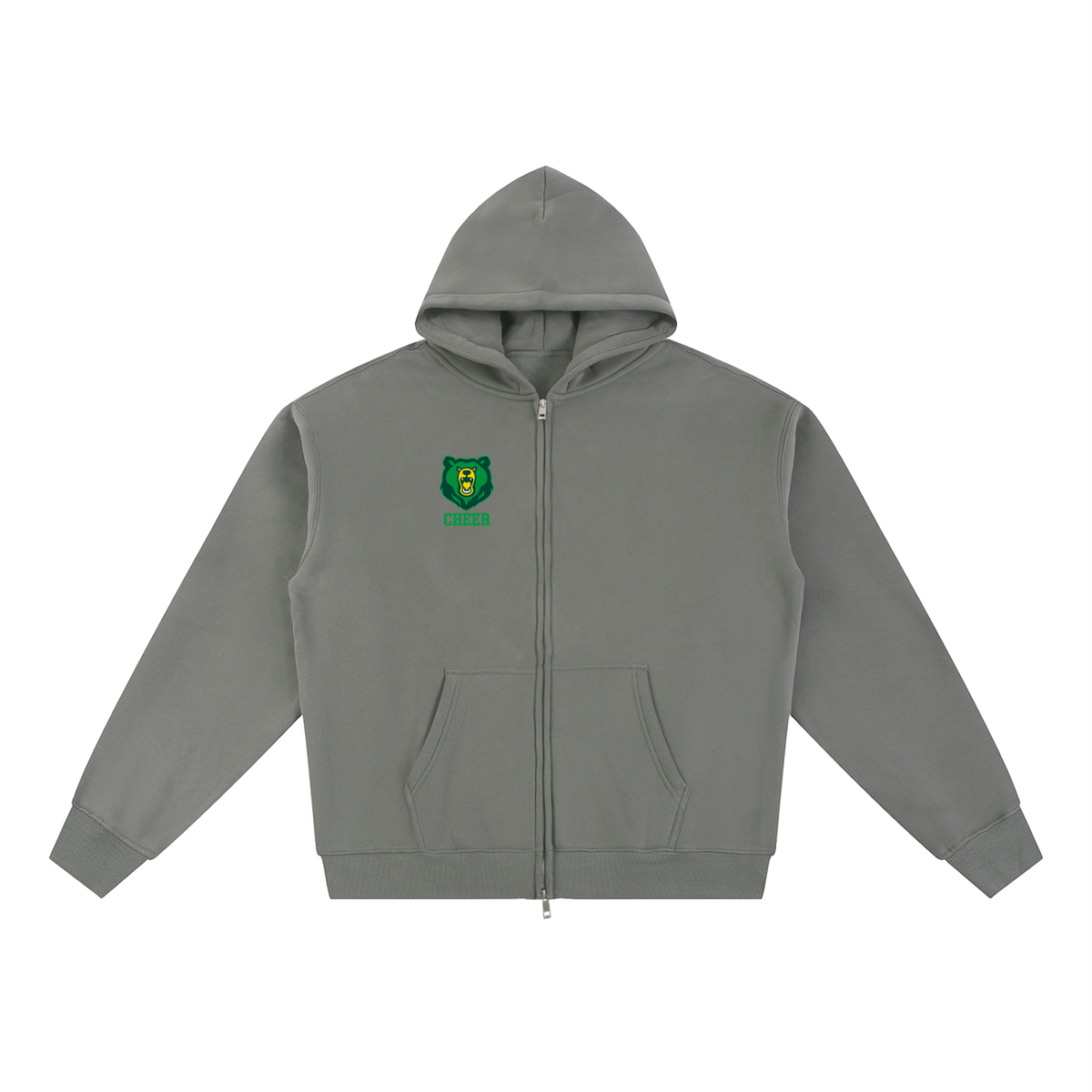 Simple Blanchet Essential Fleece Zip-Through Hoodie