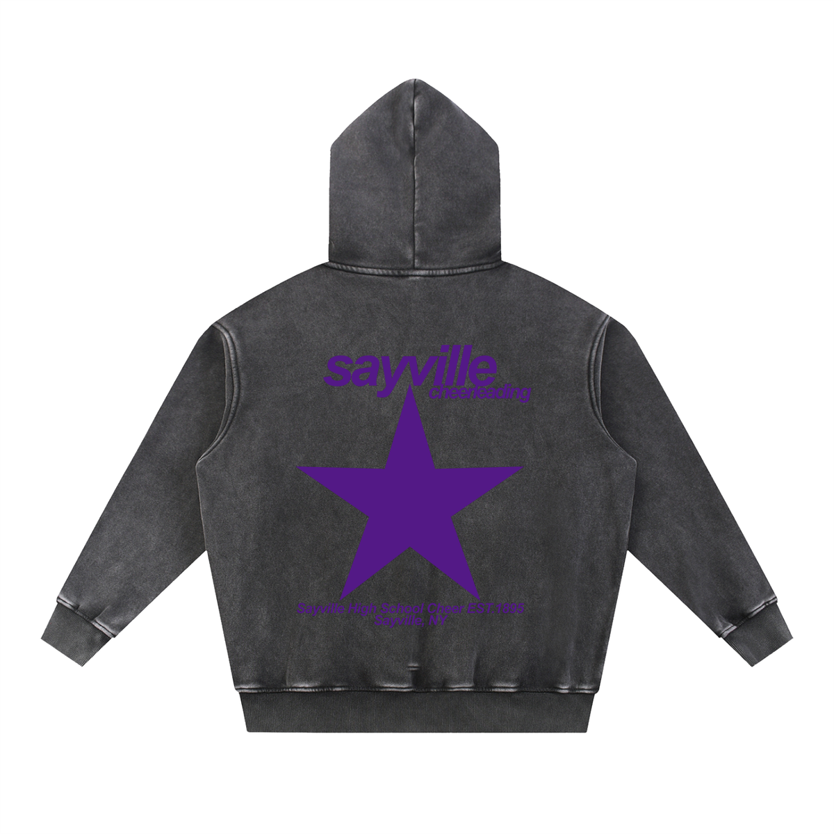 Big Star Sayville Snow Wash Fleece Oversize Hoodie