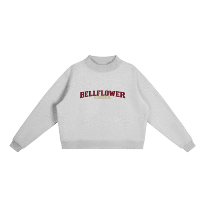 Basic 1 Bellflower Essential Fleece Mock-Neck Crew Sweatshirt