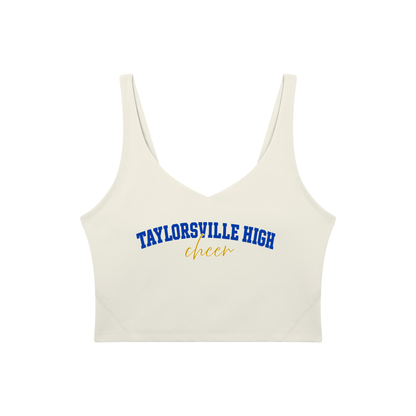 Cursive Taylorsville Women's V-Neck Yoga Sports Bra