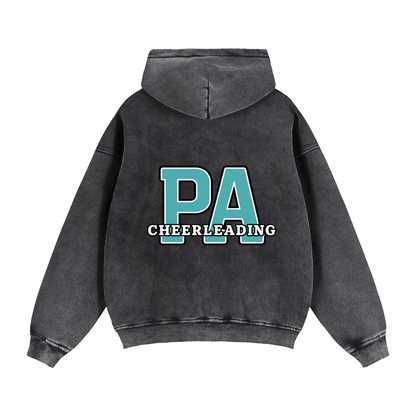 Zip-Through Boxy Fleece Hoodie