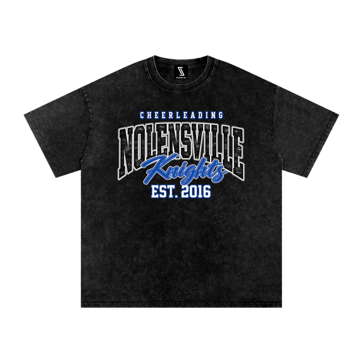 Vintage Nolensville Snow Washed Oversized Cotton T-Shirt
