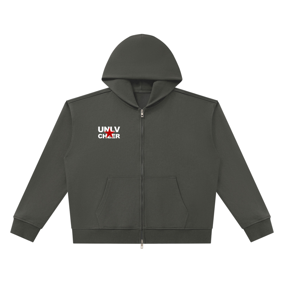 Unisex Heavyweight Full Zip Boxy Hoodie