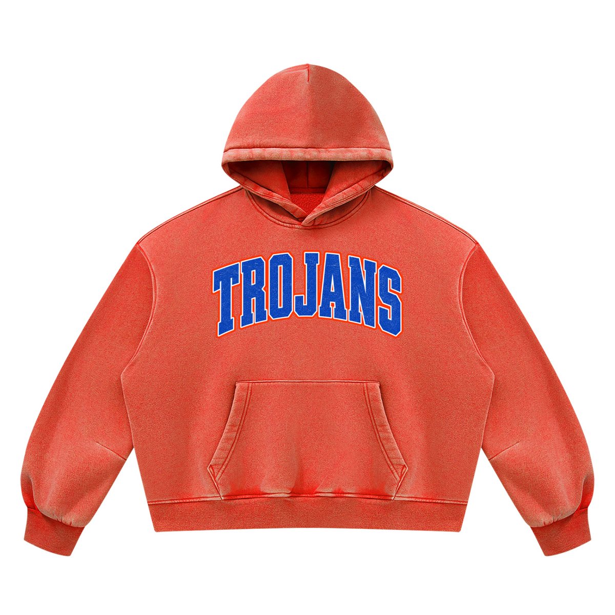 Unisex Vintage Wash Boxy Fleece Hoodie