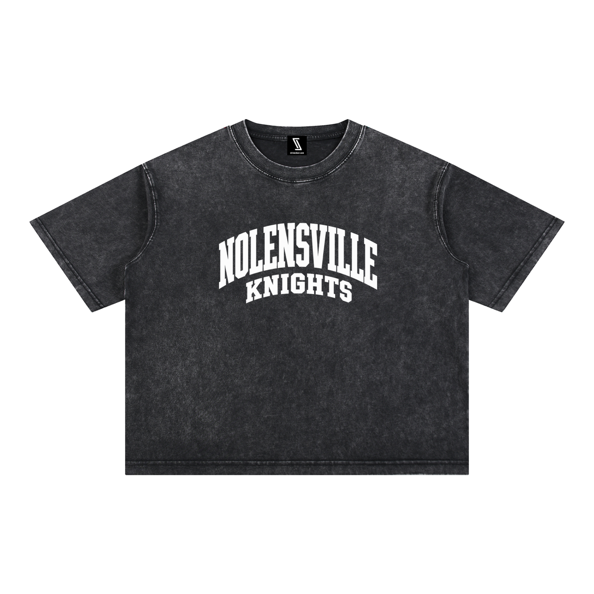 Mineral Wash Boxy Cotton T-Shirt