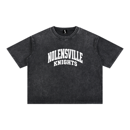 Mineral Wash Boxy Cotton T-Shirt