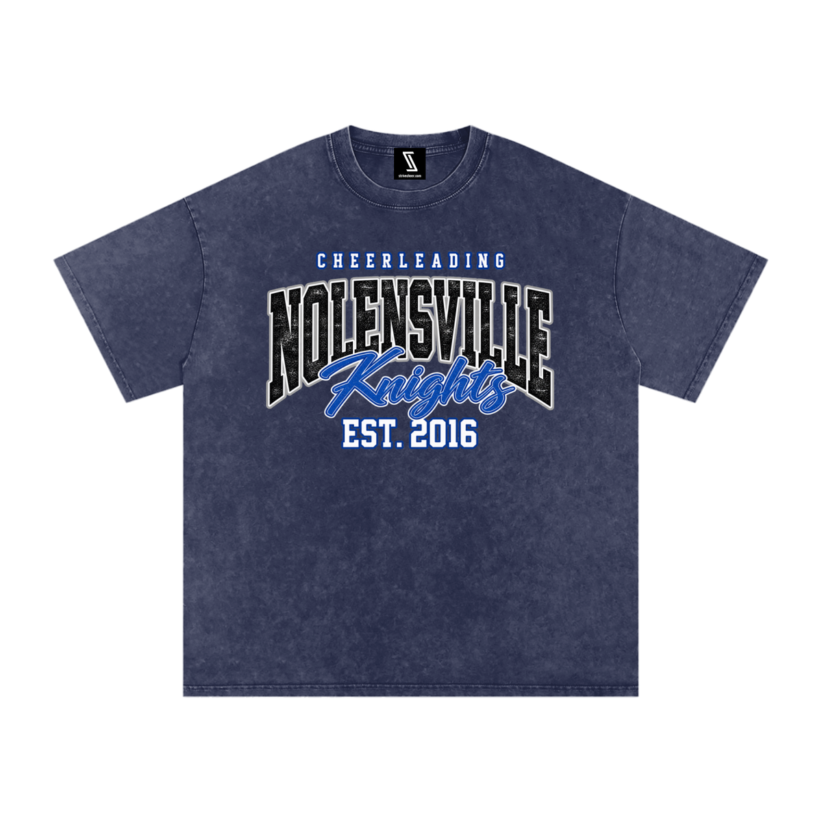 Vintage Nolensville Snow Washed Oversized Cotton T-Shirt