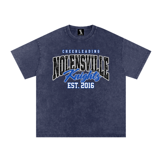 Vintage Nolensville Snow Washed Oversized Cotton T-Shirt