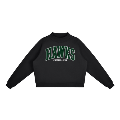 HAWKS Essential Fleece Mock-Neck Crew Sweatshirt