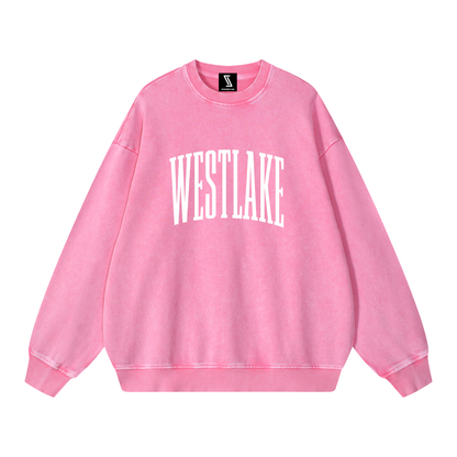 Snow Washed Oversized Sweatshirt